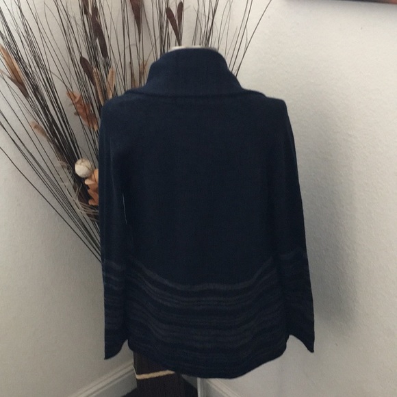 Forever 21 Navy/Grey Oversized Cardigan Sweater - Fits Like Medium - Picture 5 of 7